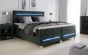 Boxspringbett Sejour mit LED in Cord