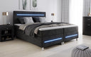 Boxspringbett Sejour mit LED in Cord