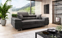 Designer 2er Sofa Siera mit Schlaffunktion in Samt