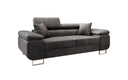 Designer 2er Sofa Siera mit Schlaffunktion in Samt