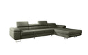 Designer Ecksofa Calvera Maxi mit Schlaf- und Klappfunktion in Bouclé