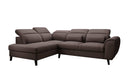 Designer Ecksofa Nobile mit verstellbarer Rückenlehne