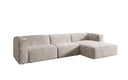 Designer Ecksofa Comfy in Samt