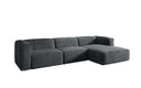 Designer Ecksofa Comfy in Samt
