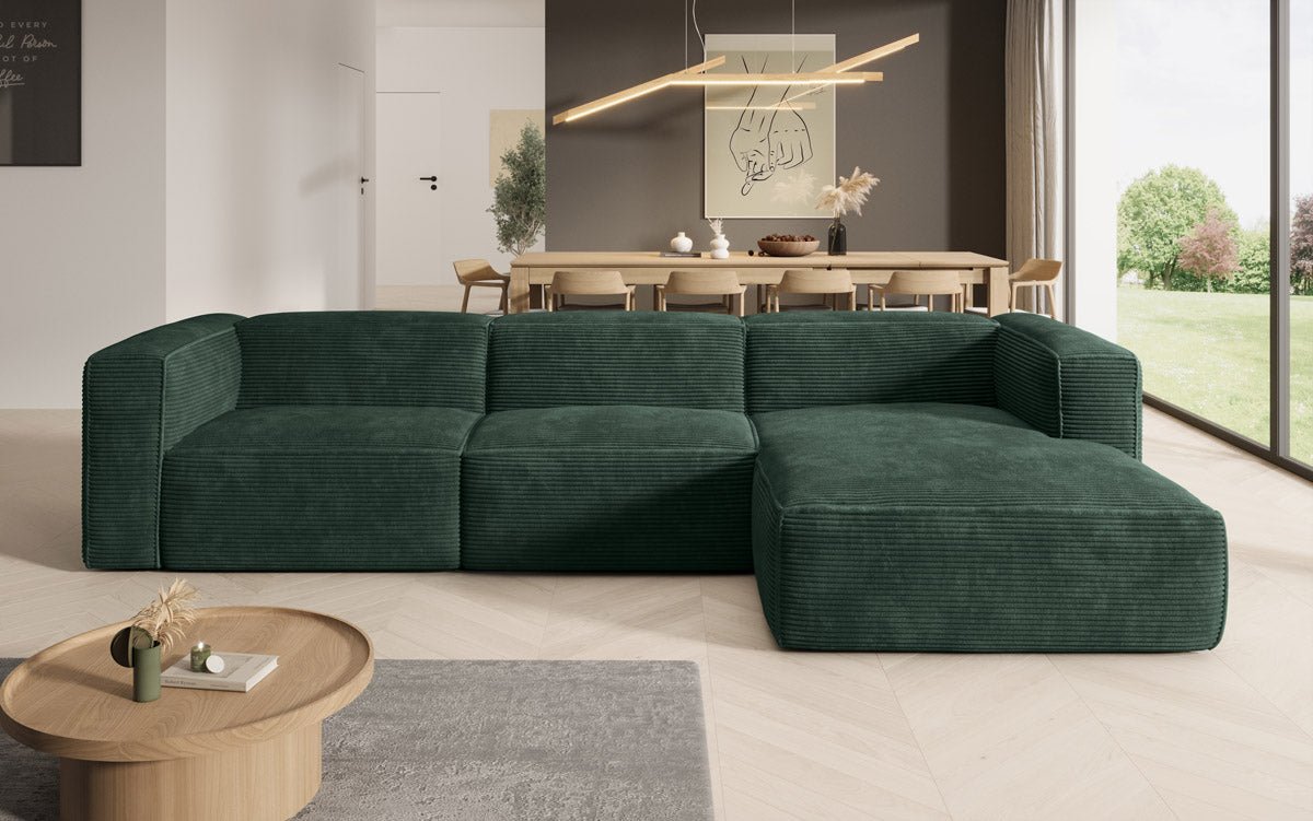 Dizajnová pohovka Comfy L v prevedení Cord
