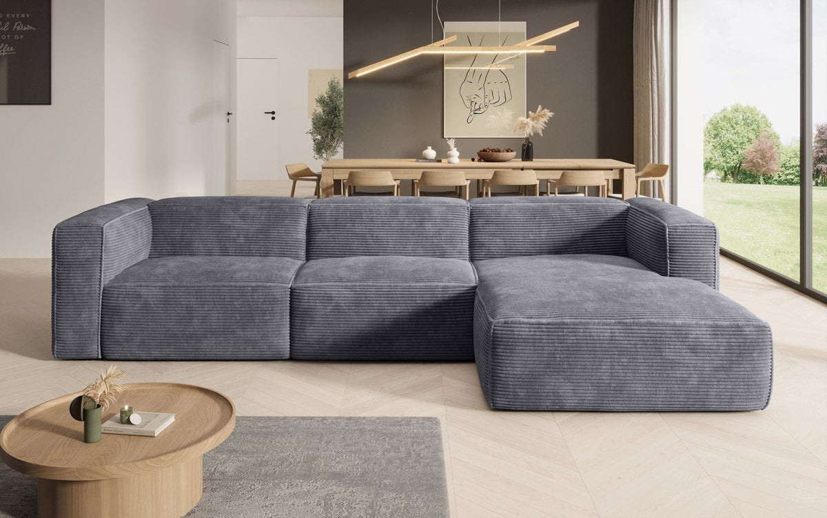Dizajnová pohovka Comfy L v prevedení Cord