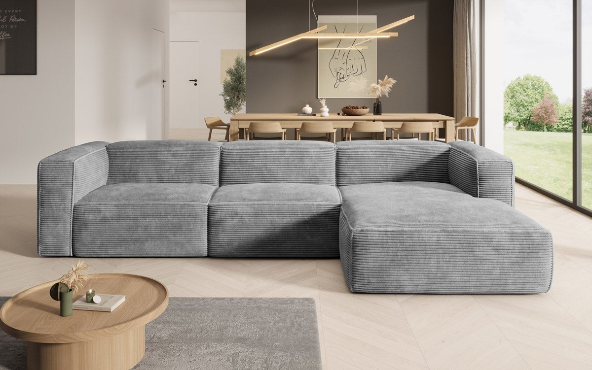 Dizajnová pohovka Comfy L v prevedení Cord