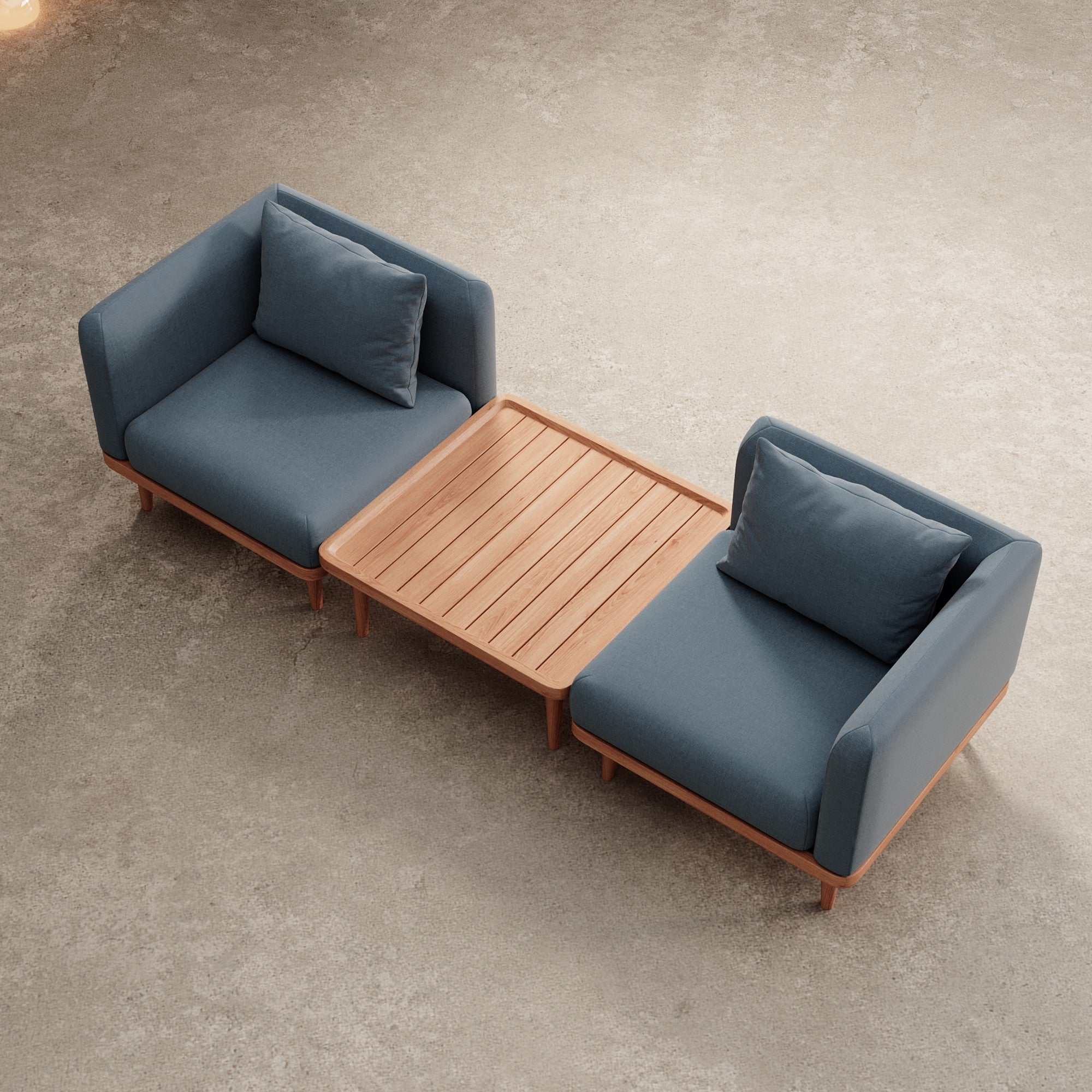 Nouri – 2 moduly na sedenie a stôl | Kolekcia Aevora™