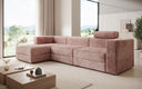 Designer Ecksofa Stockholm in Cord mit Stauraum