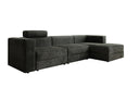 Designer Ecksofa Stockholm in Cord mit Stauraum