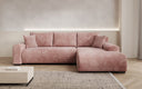 Designer Ecksofa Hanna mit Schlaffunktion und Stauraum