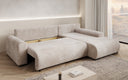 Designer Ecksofa Hanna mit Schlaffunktion und Stauraum