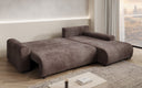 Designer Ecksofa Hanna mit Schlaffunktion und Stauraum