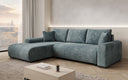 Designer Ecksofa Hanna mit Schlaffunktion und Stauraum