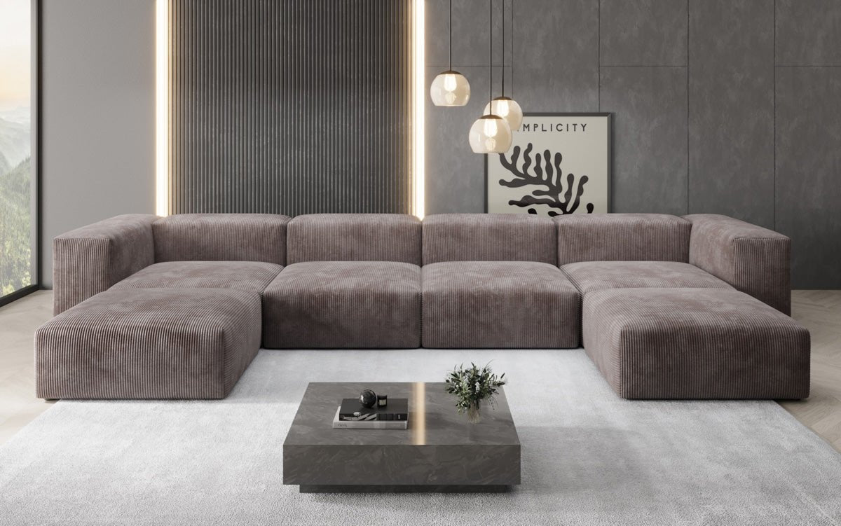 Dizajnérska pohovka U Sofa Snug v kordovine
