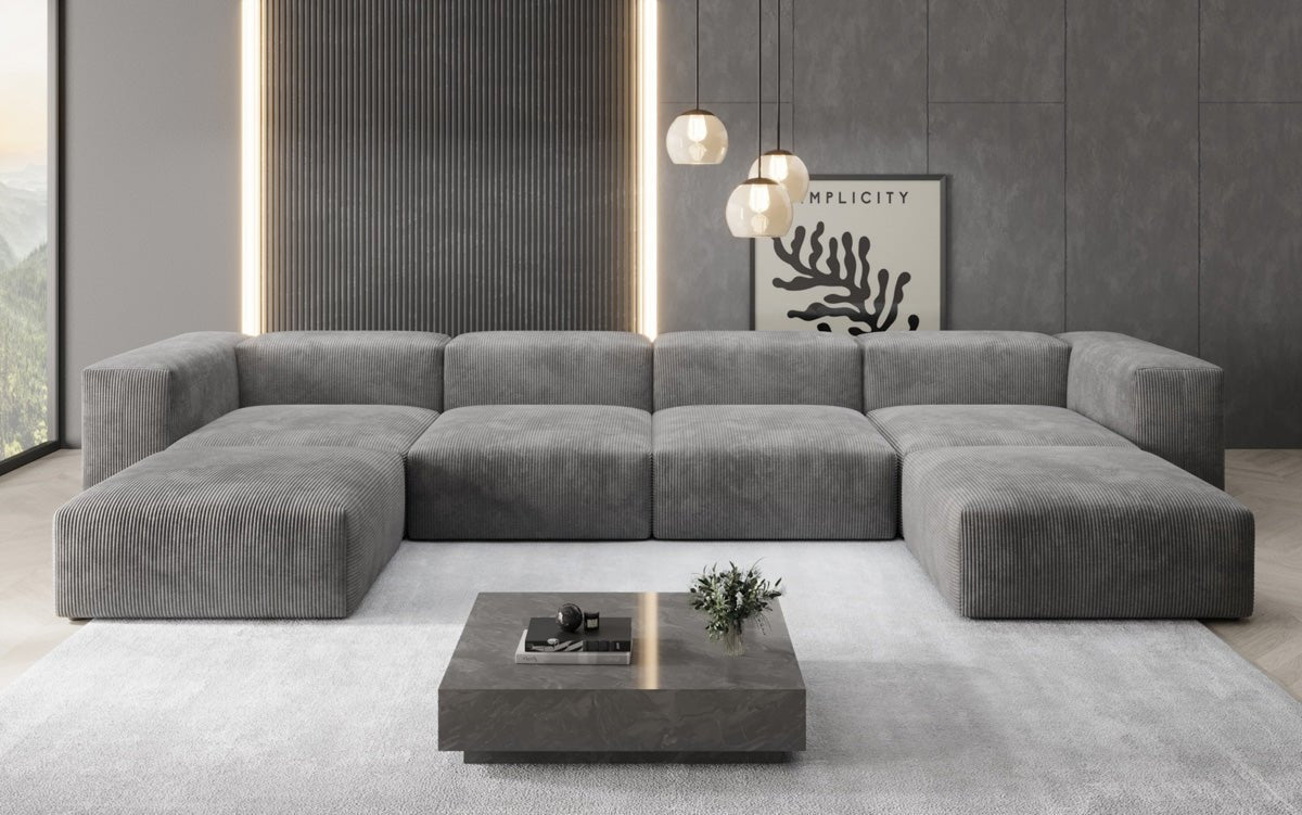 Dizajnérska pohovka U Sofa Snug v kordovine