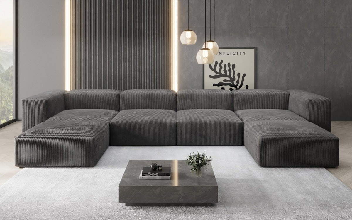 Dizajnérska pohovka U Sofa Snug v kordovine