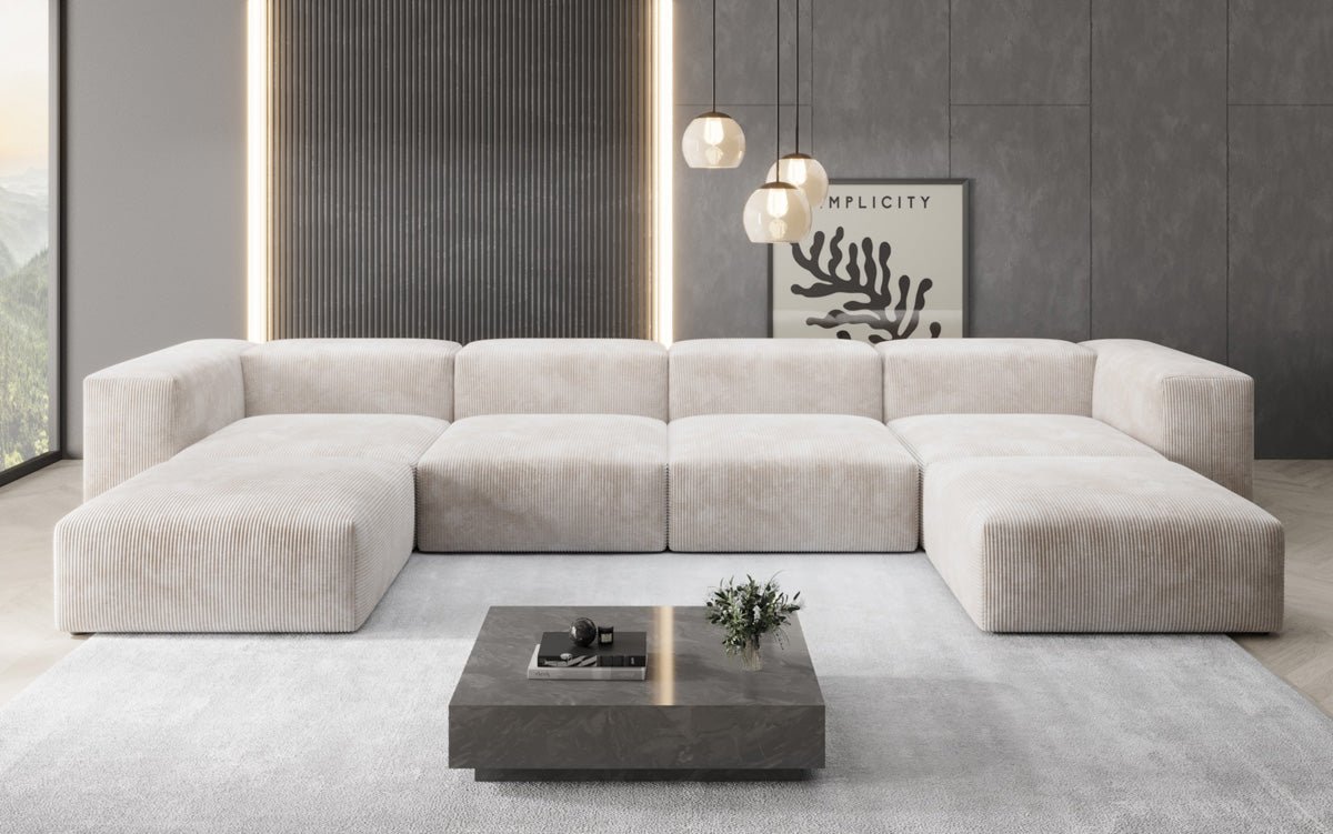 Dizajnérska pohovka U Sofa Snug v kordovine