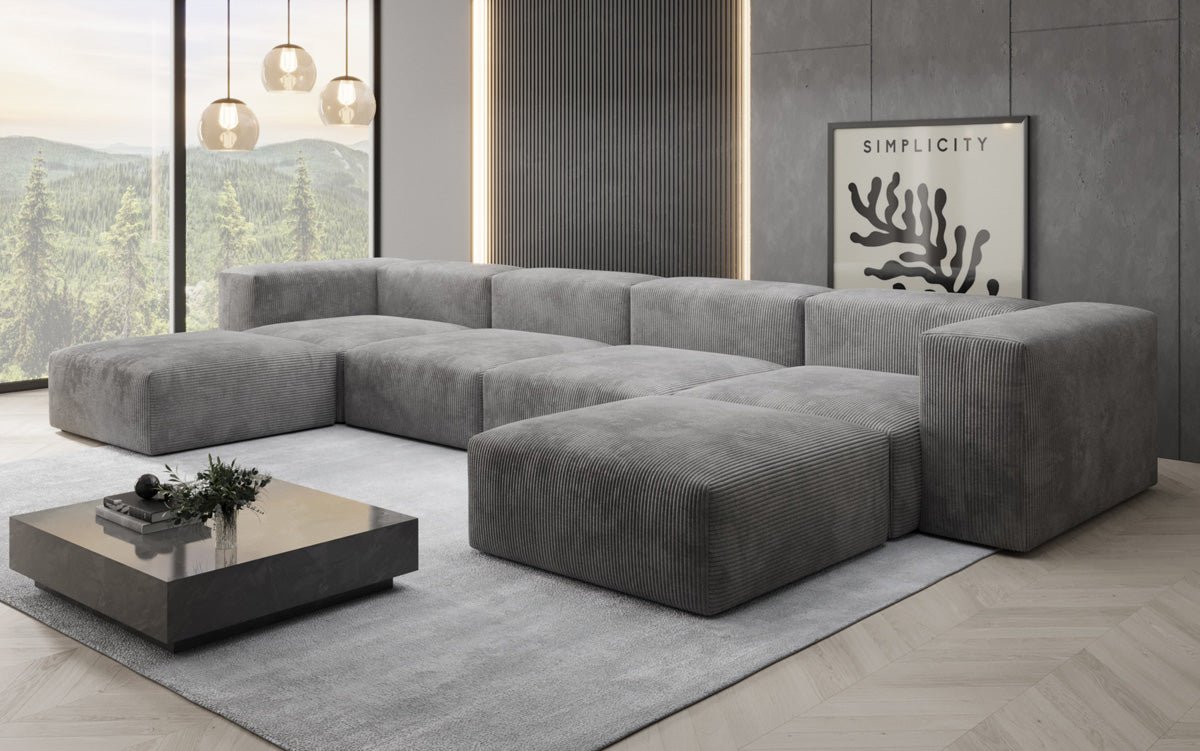 Dizajnérska pohovka U Sofa Snug v kordovine