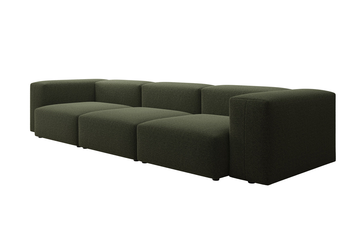 Dizajnérska 3-miestna pohovka Snug v bouclé