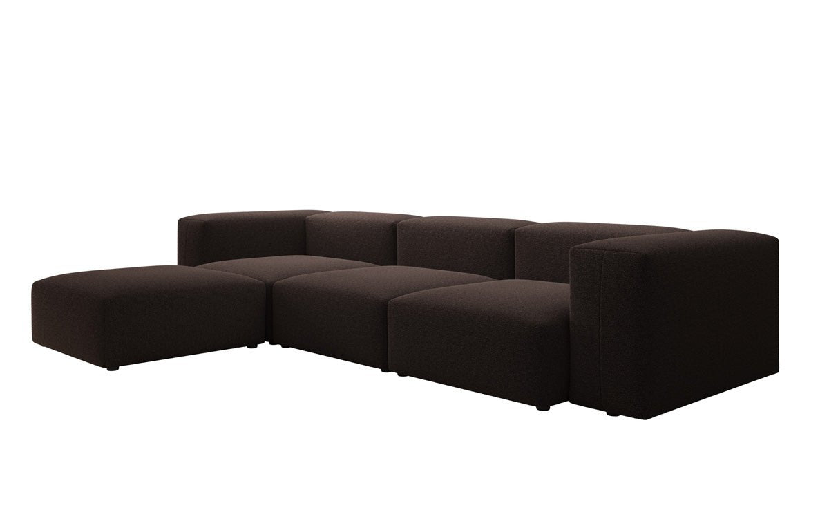 Dizajnérska pohovka L Snug v bouclé