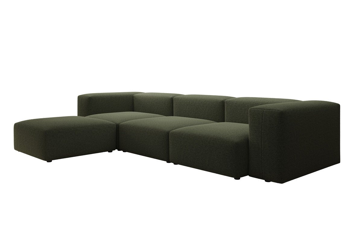 Dizajnérska pohovka L Snug v bouclé