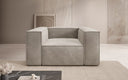 Designer Sofa-Sessel Lesley in Samt