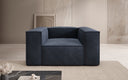 Designer Sofa-Sessel Lesley in Samt