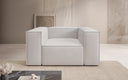 Designer Sofa-Sessel Lesley in Echtleder