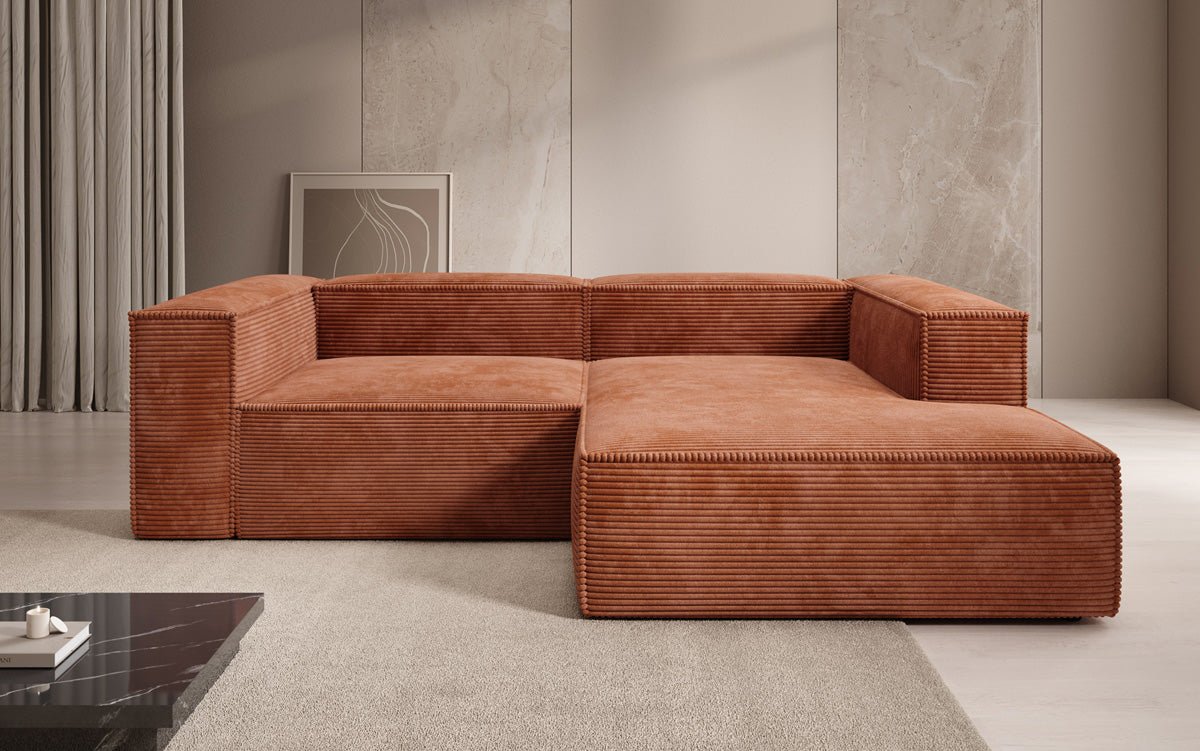 Designer Sofa Lesley L Mini in Cord