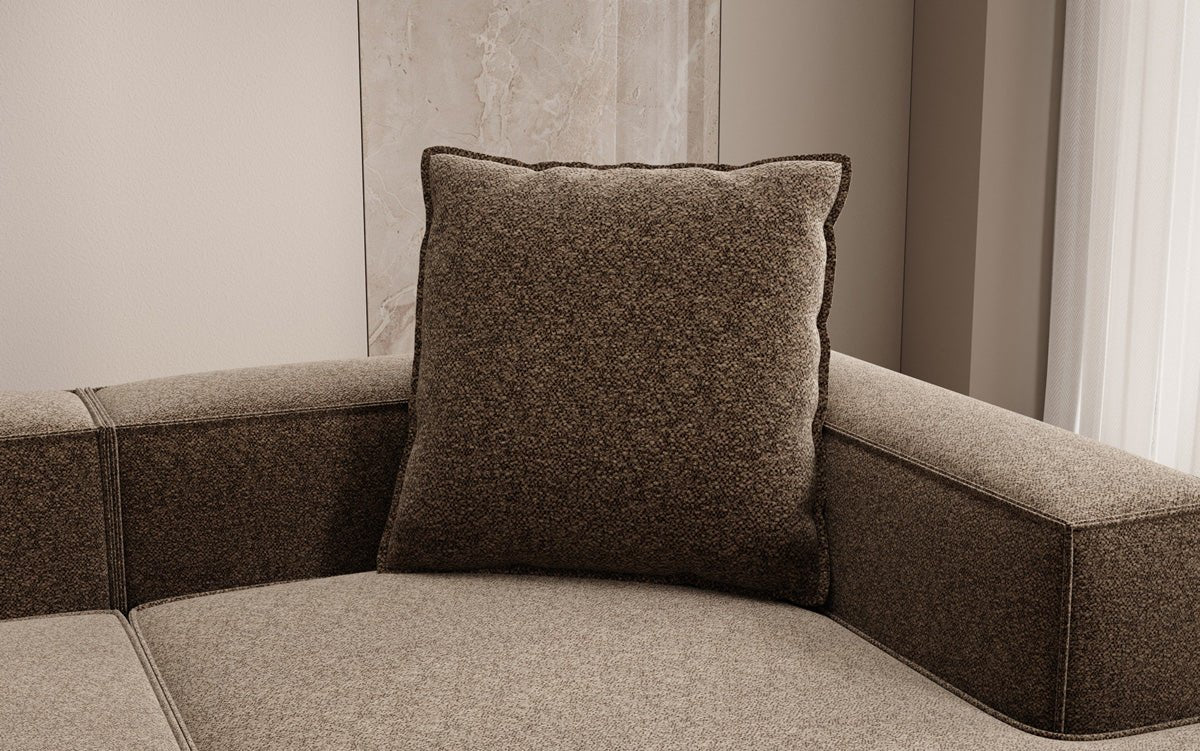 Dekoračný vankúš Lesley 60x60 v štruktúrovanej tkanine