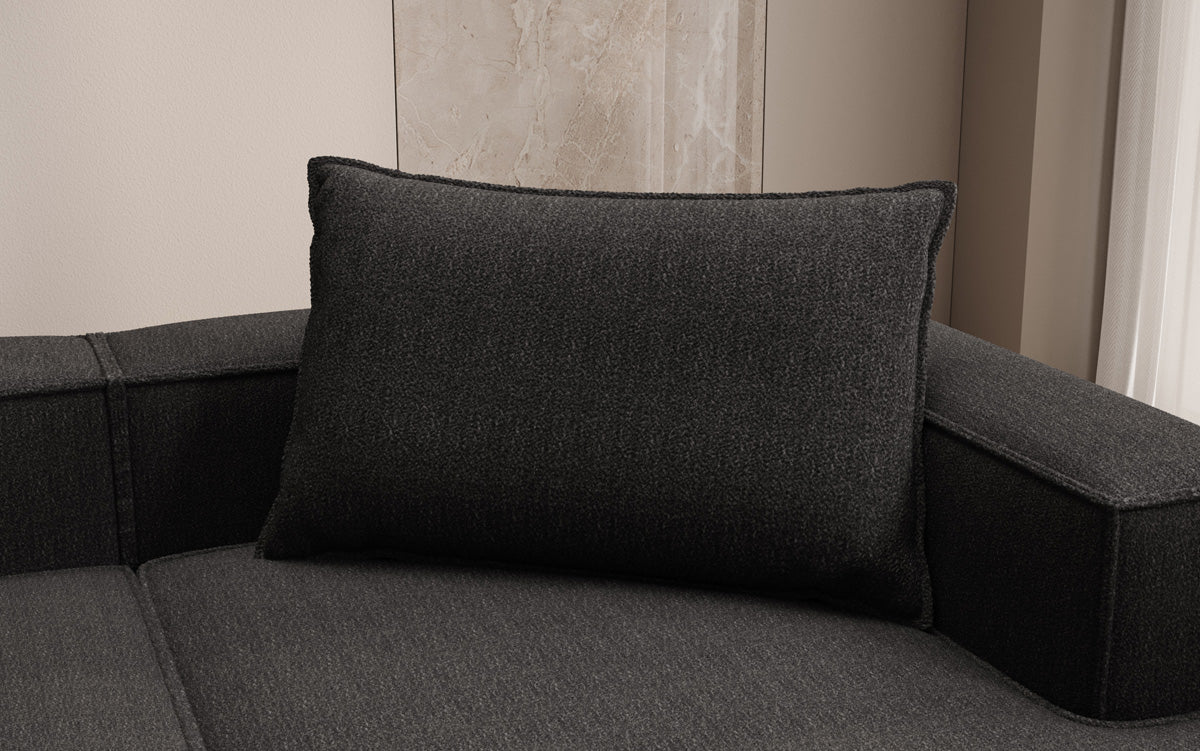 Zierkissen Lesley 45x80 v Bouclé