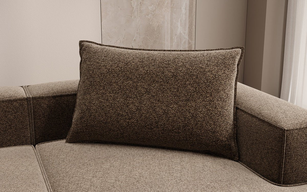 Dekoračný vankúš Lesley 45x80 v štruktúrovanej látke