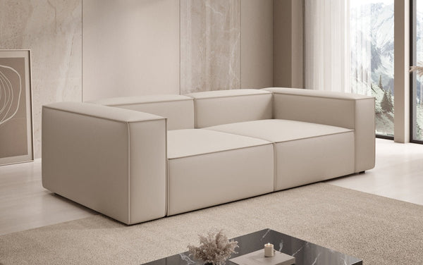Designer Sofa Lesley 3 Sitzer in Stoff