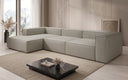 Designer Ecksofa Lesley in Echtleder
