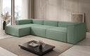Designer Ecksofa Lesley in Echtleder