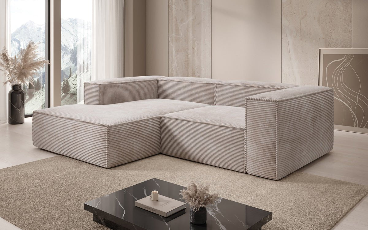 Designer Sofa Lesley L Mini in Cord