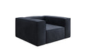 Designer Sofa-Sessel Lesley in Samt