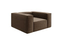 Designer Sofa-Sessel Lesley in Strukturstoff