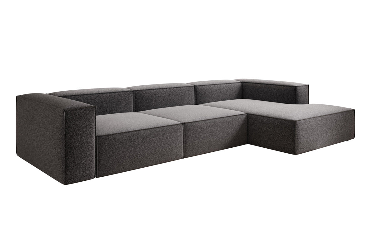 Dizajnová pohovka Lesley L v štruktúrovanej látke