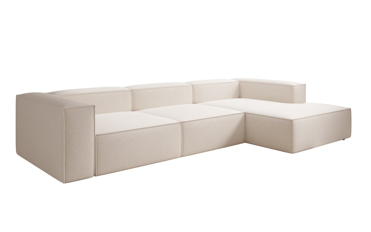 Dizajnová pohovka Lesley L v štruktúrovanej látke