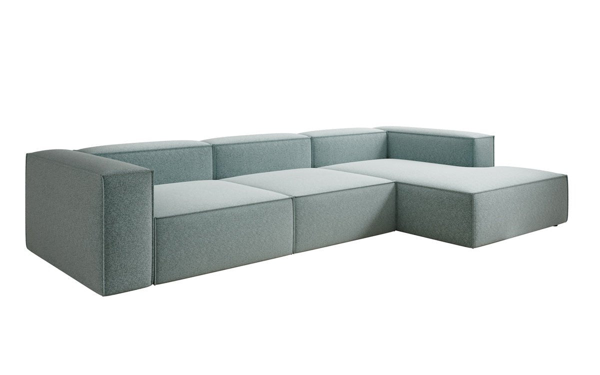 Dizajnová pohovka Lesley L v štruktúrovanej látke