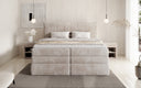 Boxspringbett Stella mit Stauraum in Cord