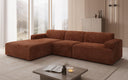 Designer Ecksofa Monza Maxi in Cord