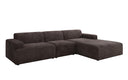 Designer Ecksofa Monza Maxi in Cord