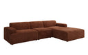 Designer Ecksofa Monza Maxi in Cord