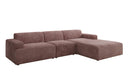 Designer Ecksofa Monza Maxi in Cord