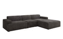 Designer Ecksofa Monza Maxi in Cord