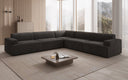 Designer Ecksofa Monza Wohnlandschaft XXL in Samt