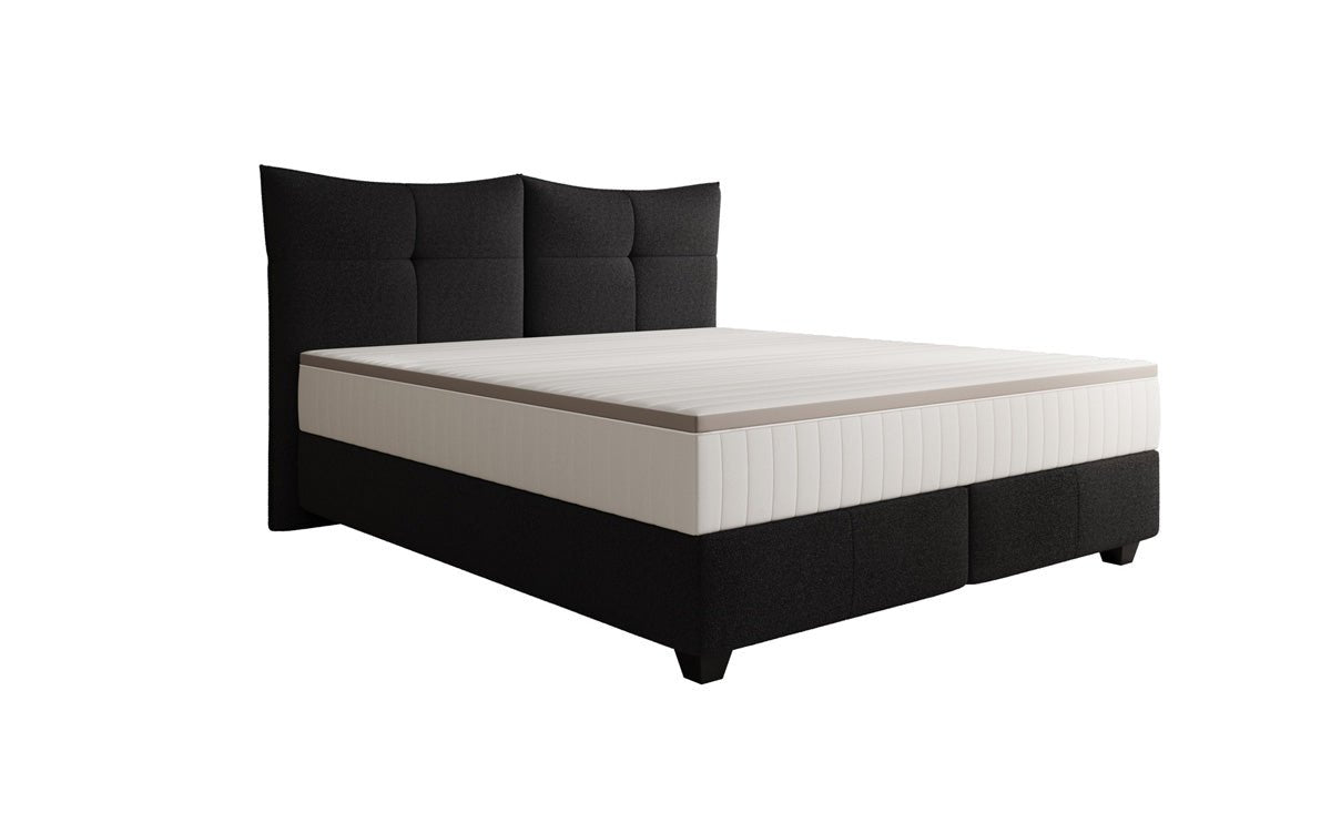 Boxspring posteľ Veyora v bouclé